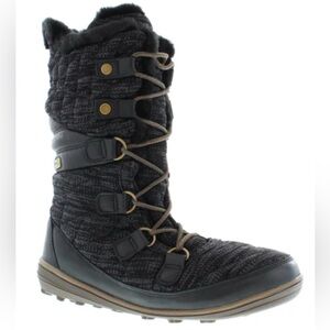 Columbia Heaveny Chimera Omni - Heat Black Quilted Winter Boots